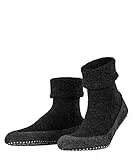 FALKE Stoppersocken Cosyshoe M Hp Wolle rutschhemmende Noppen 1 Paar, Grau Anthracite Melange 3080, 45-46