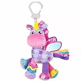 Playgro Activity Freund Einhorn Stella, Kinderwagenanhänger, Ab 0 Monaten, Pink/Lila, 40183