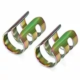 Flongo Ohr Klemme Ohrclips, Edelstahl Ohrringe Ohrstecker Ohrklemme Kein Loch Non Piercing Fake Ring Ohrpiercing Helix Cartilage Knorpel Piercing Bunt Herren, Damen