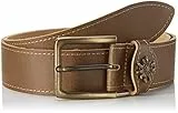 Werner Trachten Unisex Gürtel Trachtengürtel, Braun (Mittelbraun Rl 555), 90