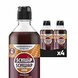 Sodastream drink mix Schwip Schwap Zero Zucker – zuckerfreier Sirup für gesprudeltes & stilles Wasser, 4er Pack (4 x 440 ml), ergibt bis zu 9L Fertiggetränk