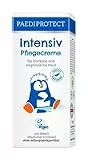 PAEDIPROTECT Intensiv Pflegecreme 75ml, spendet Feuchtigkeit bei trockener & gereizter Haut, lindert Juckreiz und beugt Entzündungen vor, parfümfreie Baby Creme für Gesicht, Körper & Hände, vegan