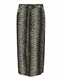 ONLY CARMAKOMA Carmadison Hw AOP Long Skirt PNT , Black/LEO , 46