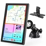 Avylet 7' Tragbares Wireless CarPlay Display mit Magnet-Halterung, für Apple CarPlay & Android Auto, 60FPS Touchscreen, GPS, Sprachsteuerung,OTA-Updates, Mirror Link, Hochformat/Querformat, Bluetooth