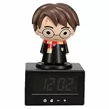 Paladone Harry Potter Digitaler Wecker - Offiziell lizenziert, Stimmungslicht mit Harry, Nachtlicht mit Wecker, Raumdeko für Potter-Fans