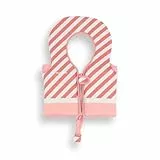 Monnëka Schwimmhilfe Baby 1-2 Jahre mit Kopfstütze | Schwimmweste für Kleinkinder | Lernhilfe zum Schwimmen, Anpassbare Auftriebselemente, Neopren | Bloom & Blush 1 bis 2 Jahre