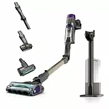 Shark PowerDetect Clean & Empty Akku-Staubsauger für Haustierbesitzer, DuoClean Detect, Reverse Clean, Anti Hair Wrap Plus, Anti Odour, Haustier-, Fugen- & Multi-Oberflächen-Aufsatz, Grau IP3251AMZEUT