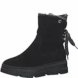 s.Oliver Damen Winterstiefel ohne Absatz Gefüttert Vegan, Schwarz (Black), 37 EU
