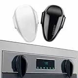 Beartop Backofen Kindersicherung | 3M VHB Kleber | Doppelsicherung | Herdschutz Kinder Ofenschutz Tür | Weiß & Schwarz