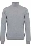CASUAL FRIDAY CFKonrad Merino Roll Neck Knit Herren Rollkragen Pullover, Größe:L, Farbe:Light grey melange (50813)
