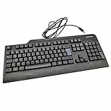 Lenovo Tastatur USB PC AZERTY KU-0225 SD50K28607 kabelgebunden, Schwarz