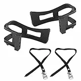 Fahrradpedalbänder, 1 Set Cycling Bike Toe Clip Zehenkäfige für Peloton Bike Toe Pedal Clips & Gurte für Fixie Road Bike Nicht -Slip