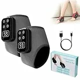 3-In-1-Fußmassagegerät, 2026 Aktualisiertes Fussmassagegerät elektrisch, 5 Vibration Modes & 6 Heat Settings(40-65℃), tragbarer kabelloser Knöchelmassagegerät, Gift for Unisex-Geschenk (B-2PCS)