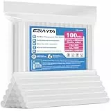 EZUVITA Heißklebesticks in voller Größe 100 Stück, 11 x 200mm, transparente Heißklebestifte für gängige Hießklebepistole, Heimwerken Reparieren Dekorieren