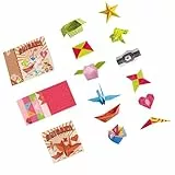 Papier-Bastelset für Kinder, kreative Aktivität, mit Schritt-für-Schritt-Anleitung (evtl. nicht in deutscher Sprache) und buntem Faltkunst, buntes