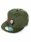 Redbridge Unisex Red Bridge Logo Cap Fitted oder Snapback Basecap Che Guevara Signature Bestickt Olive - Fitted One Size