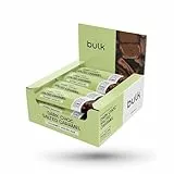 Bulk Veganer Gourmet Riegel, Vegan Proteinriegel, 48 g, Zartibitterschokolade mit Gesalzenem Karamell, Box mit 12 Riegeln