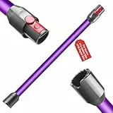 Swetfela Verlängerungsrohr für Dyson V12 Detect Slim / V10 Digital Slim Stabstaubsauger, 74cm Aluminium Ersatz Teleskoprohr Schnellspanner Verlängerungsstange für V12/V10 Slim Ersatzteile （Violett）