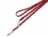 Nobby Führleine geflochten, rot/schwarz L: 200 cm, B: 16 mm, 1 Stück