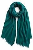 KARMA.DIEM Basic Schal für Damen in angesagten Trendfarben und weicher Premium Stoffqualität (Petrol)