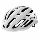 Giro Agilis Rennradhelm – MIPS – In-Mold – verstellbare Passform – Gute Belüftung – EPS-Schale – CE EN1078 – Matte White, Größe: M