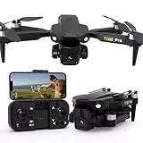 Toladrone TD12PRO Mini Drohne mit Kamera für Anfänger, Faltbare Drohnen für Erwachsene, Bürstenloser Motor, 3 Geschwindigkeitsmodi, Optische Flusspositionierung, RC-Quadcopter Drohne für Kinder