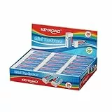 Keyroad KR970981 Universal-Radiergummi / 30 Stück - 30er Pack/Technischer Radierer für Bleistift und Buntstift/für Bleistift und Buntstift/aus Kautschuk/Farbe: Weiß