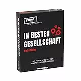 Pasmo Bester Gesellschaft Hot Edition-Gesellschaftsspiele für Erwachsene-Silvester Trinkspiel Karten zum Spieleabend, Party Kartenspiel JGA Spiel, 38888, Rot und Schwarz