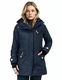 berydale Winterjacke Damen Parka I Warme Übergangsjacke Damen I Atmungsaktiv, Wind- und Wasserdicht I Wintermantel mit Thermowattierung