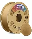 OVERTURE Filament PLA 1.75mm Aufgerüstet, 3D Drucker PLA Filament 1kg Spule (2.2 LBS), Maßgenauigkeit +/- 0.02mm (Braun)