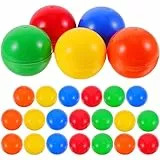 MAGICLULU 25 Stück Lotteriekugeln 4cm Bunt, Plastikkugeln Zum Befüllen für Tombola Box, Befüllbare Loskugeln Zum Öffnen, Kunststoff Bingo Bälle für Party Karneval Spiele