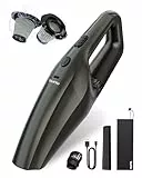 TANYO Handstaubsauger Akku, 12000Pa Kabellos Tragbar Handstaubsauger mit Waschbar HEPA-Filter, Mini Auto Staubsauger Stark Für Auto, Haus & Tierhaar Reinigung, Küche Handvakuum(Goldbraun)