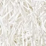 HXJDAM 150g Füllmaterial Geschenk, Geschreddertes Papier Für füllmaterial Geschenkbox, Füllmaterial Für Pakete, Festival Geschenk Dekoration.(Weiß)