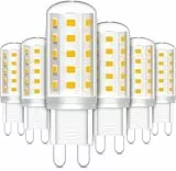 LEDYA G9 LED Lampe warmweiß 2700K, 3W 380 Lumen G9 Glühbirne Ersatz 30W Halogenlampe,G9 LED Leuchtmittel Kein Flackern, Enegiesparende G9 Birne, Nicht Dimmbar Kein Flackern, 6er Set