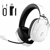 Gvyugke 2,4GHz Gaming Headset Wireless, PS5 Headset für PC, PS4, Switch, Mac, Bluetooth 5.3 Gaming Kopfhörer Kabellos mit Mikrofon, 45Std Akkulaufzeit, 3,5 mm Kabelmodus für die Xbox-Serie