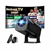 Mini Beamer 4K Full HD 1080P [2026 Modell] Projektor Tragbarer mit WiFi 6 und Bluetooth 5.2 & 270° Dreh Smart Projector mit Automatische Trapezkorrektur/HDMI/TV Stick/Memory Stick/Laptop,Schwarz