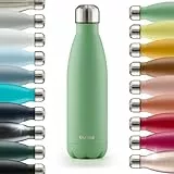 Blumtal Trinkflasche 750 ml Edelstahl - auslaufsichere Isolierflasche - BPA-freie Trinkflasche kalt & warm - doppelwandige Insulated Bottle - rostbeständige Isolierflasche Summer Green - Grün
