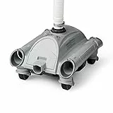 Intex 28001E Automatischer Poolreiniger für oberirdische Pools, Druckseitensauger mit 6,8 m Schlauch, nur mit 3,8 cm langem Anschluss