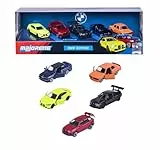 Majorette BMW Giftpack 5 Metallautos, 7,5 cm, Set mit 5 BMW-Fahrzeugen mit 2 exklusiven Modellen, mit Federung und beweglichen Teilen, Miniatur-Sammelfiguren + 3 Jahre (8502105005)