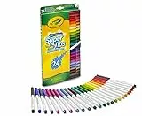 CRAYOLA Supertips Filzstifte Kinder Auswaschbar, Malstifte Set In 24 Verschiedenen Farbtönen, Ungiftige Filzstifte Mit Konischer Spitze, Bastel Set, Fasermaler Kinder, Malstifte Ab 3 Jahre