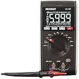 VOLTCRAFT VC191 Multimeter I Digitales True RMS Messgerät I 6000 Counts I CAT III 600V I AC/DC Spannungs- und Strommessung I Temperaturmessung bis 400 °C I Kapazitätsmessung bis 60mF