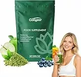 Grüne Entgiftungspulver, 2026 Neu Grüne Entgiftungspulver 200g, Pflanzenpulver mit Matcha, Gerstengras, Heidelbeeren, Natürliche Inhaltsstoffe, Für Energie & Stoffwechsel (1)
