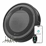 LEFANT Saugroboter M310, 4500Pa Superschlanker Staubsauger Roboter mit präziser Hindernisvermeidung, 180Min Laufzeit, HEPA-Filter, WLAN Roboterstaubsauger für Tierhaare, Teppiche & Hartböden