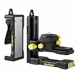 Enventor Feineinstellung Halterung für Kreuzlinienlaser mit Verstellbarem Clip, 360° Einstellbare Sockel, Multifunktionaler Magnetischer Drehfuß mit 1/4'-20 Außengewinde, Höhenverstellung(PV11)