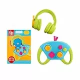 Fisher-Price Spielzeugset für Neugeborene Lernspaß Mini-Gamer-Geschenkset, Babyrassel, Beißring und Knister-Aktivitäten für Kleinkinder ab 3 Monaten, HYR57