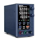 NANKADF Labornetzgerät 0-30V 0-5A DC geregeltes Netzteil mit Datenspeicher Variables Schaltnetzteil Hochpräzise LED-Anzeige Labornetzteil mit 5V/3,6A USB-Anschluss