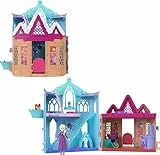Mattel Disney Die Eiskönigin ELSA Spielset mit Kleiner Puppe bestehend aus 10 Spielbereichen, 3 Tierfreunden und 8 Zubehörteilen, Storytime Stacker, inspiriert von den Tieren aus Arendelle, JFG28