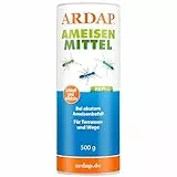 ARDAP Repell Ameisenmittel 500g - Ameisenpulver - Ameisenstreumittel - Mittel gegen Ameisen - Ameisenpulver zum Streuen draußen - Ameisenmittel für draußen - Wirkt effektiv bei akutem Befall (PT19)