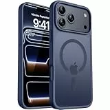 CACOE für iPhone 17 Pro Hülle Kameraschutzend, Kompatibel mit MagSafe, Stoßfest Kratzfest Magnetisch Rückseite Handyhülle für iPhone 17 Pro Case Transluzente