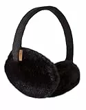 Barts Damen Plush Earmuffs Fäustlinge, Schwarz (BLACK 0001), One size (Herstellergröße: UNI)